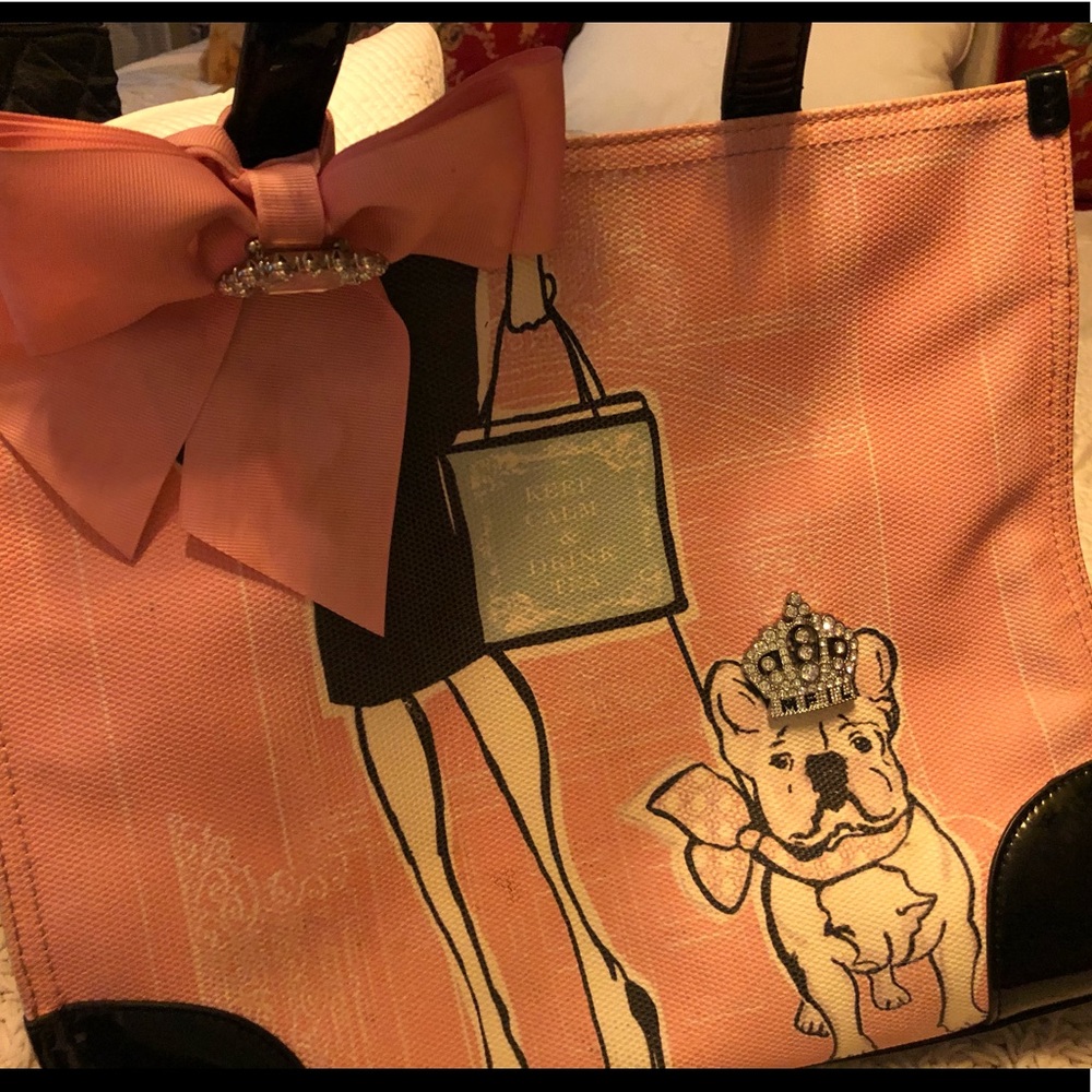 My Flat in London Shopping Girl/Frenchie handbag